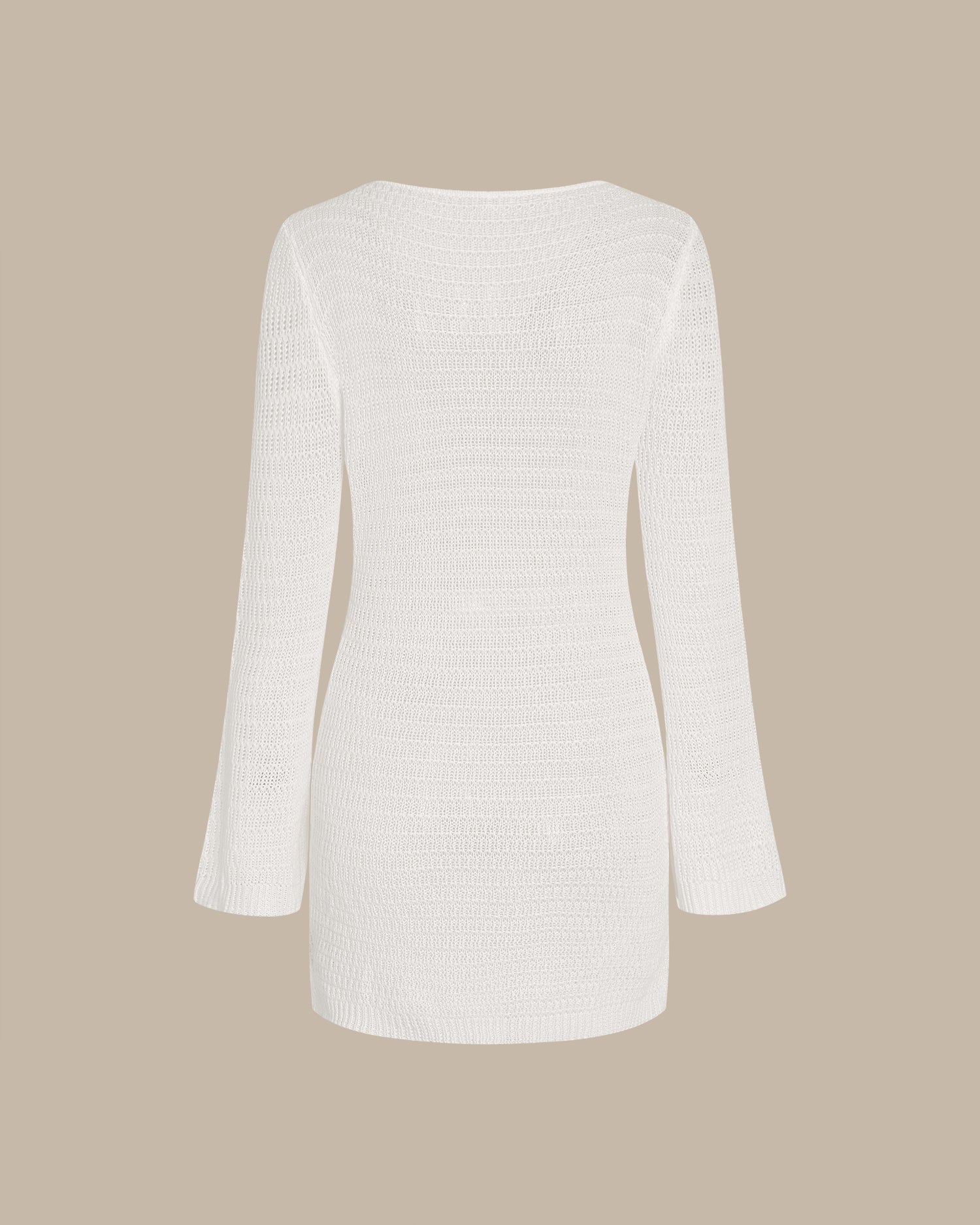 White Knit Cover-up 05