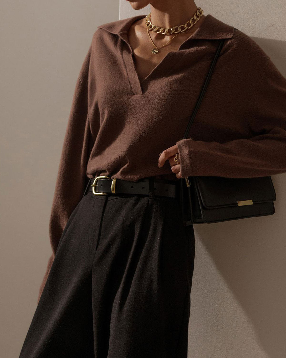 Women's Acrylic Knit Cardigan Sweater Tops - RIHOAS