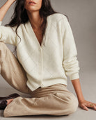 Women's Acrylic Knit Sweater Apricot - RIHOAS