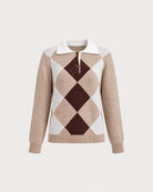 Women's Acrylic Knit Sweater - RIHOAS - 01