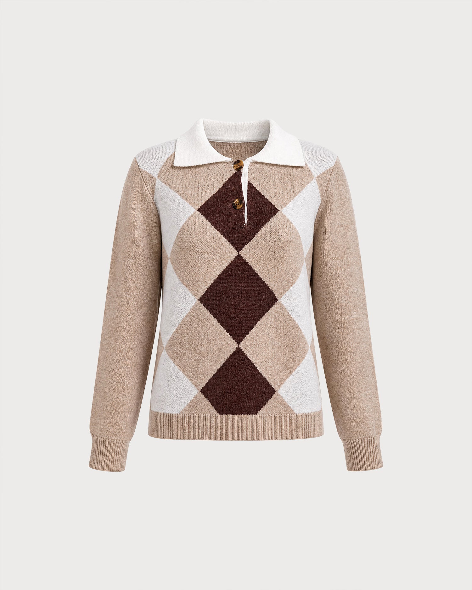 Women's Acrylic Knit Sweater - RIHOAS - 01