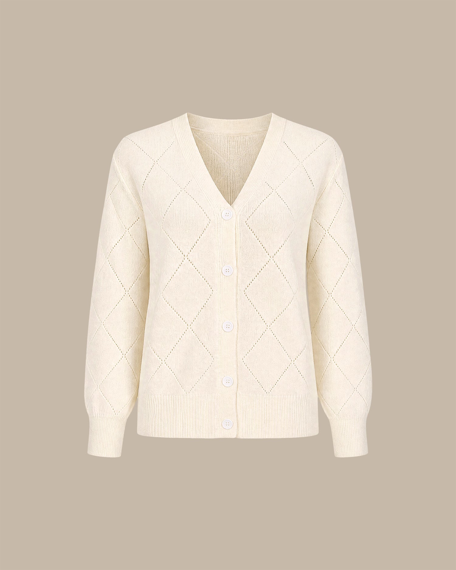 Women's Acrylic Knit Sweater - RIHOAS - 01