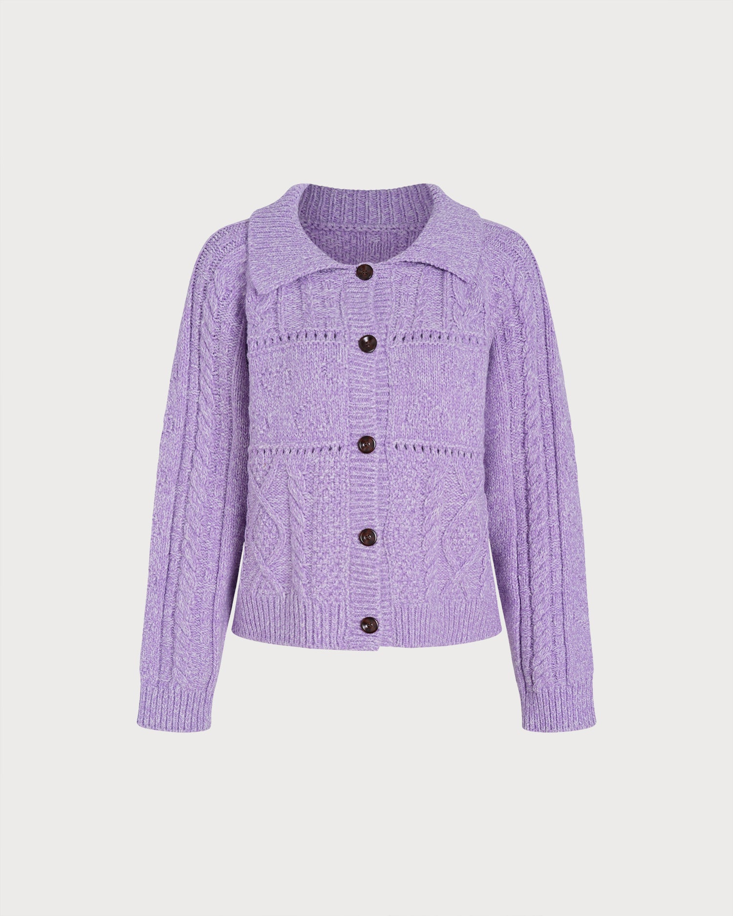 Women's Acrylic Knit Sweater - RIHOAS - 02