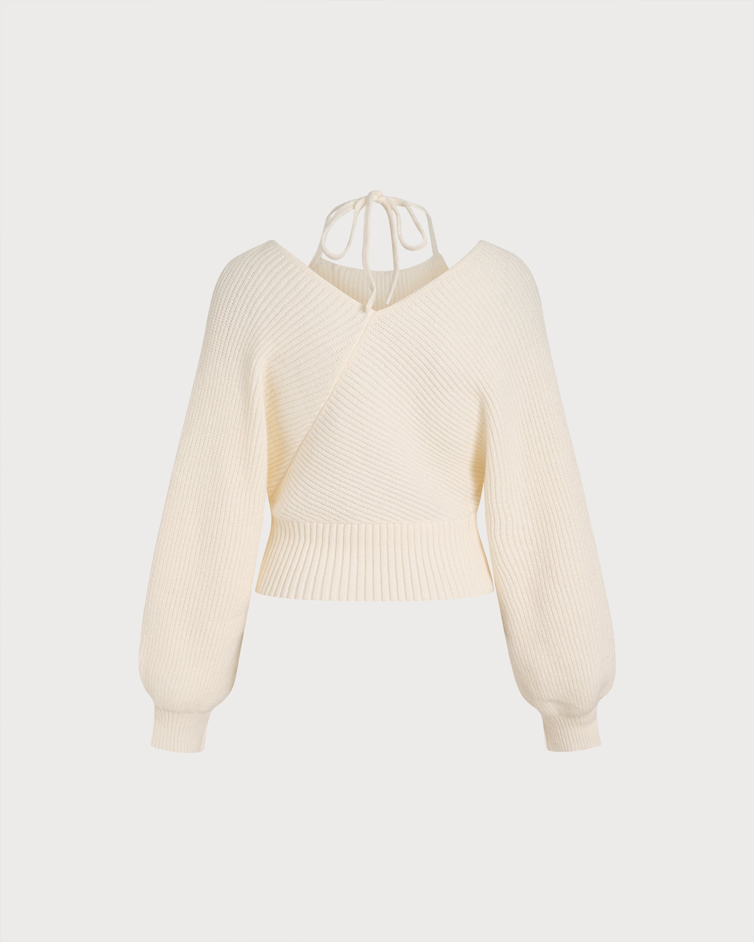Women's Acrylic Knit Sweater - RIHOAS - 02