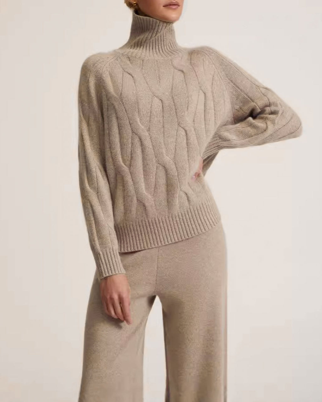 Women's Acrylic Knit Sweater Tops - RIHOAS