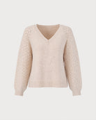 Women's Acrylic Knit Sweater - RIHOAS - 02