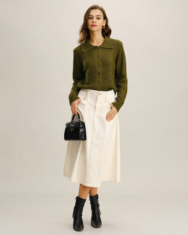 Women's Acrylic Knit Sweater Tops - RIHOAS