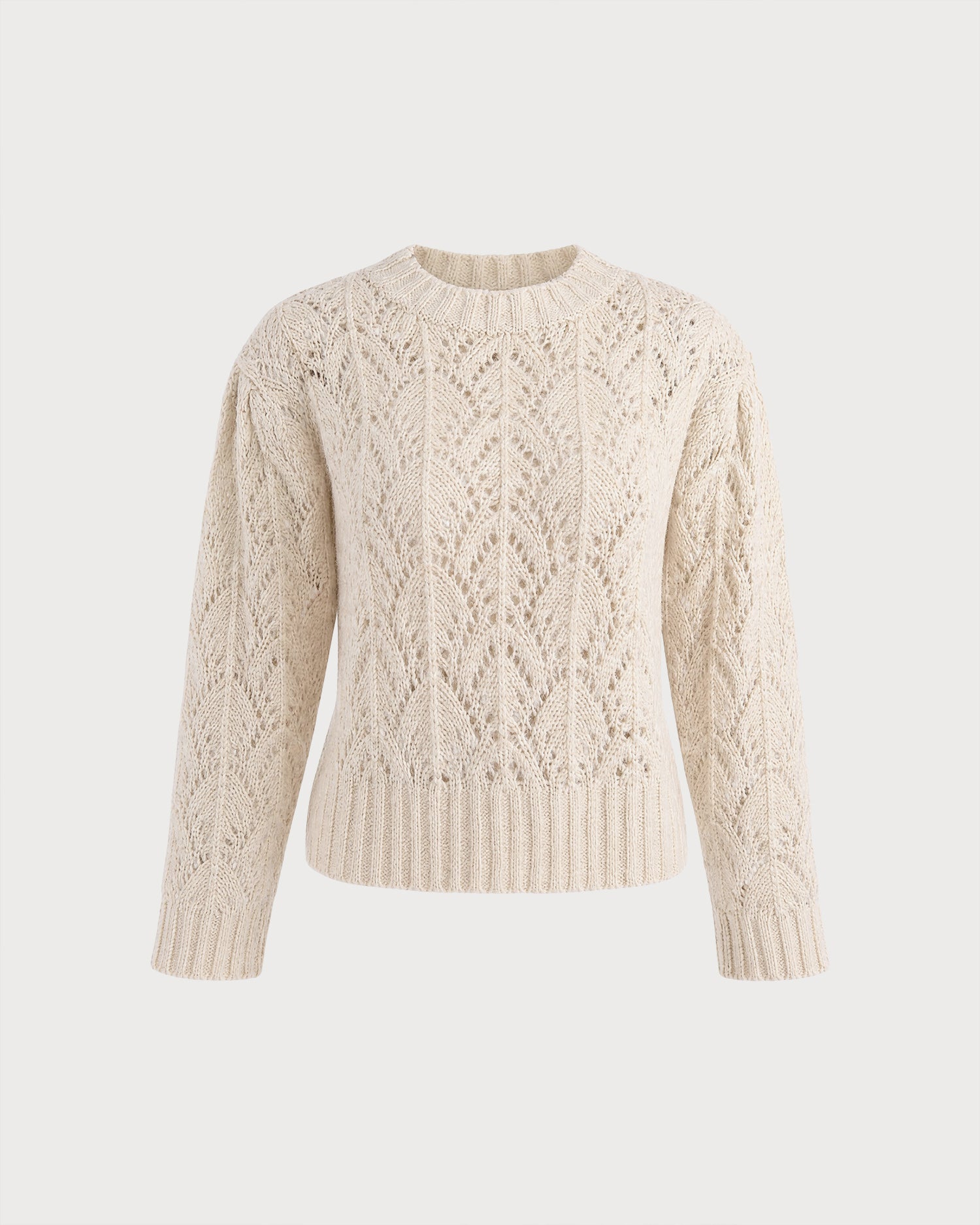 Women's Acrylic Knit Sweater - RIHOAS - 03