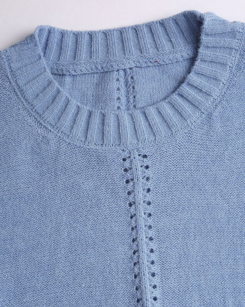 Women's Acrylic Knit Sweater Tops - RIHOAS