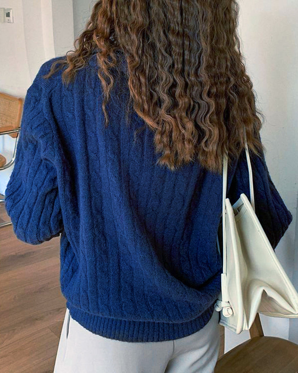 Women's Acrylic Knit Sweater Tops - RIHOAS
