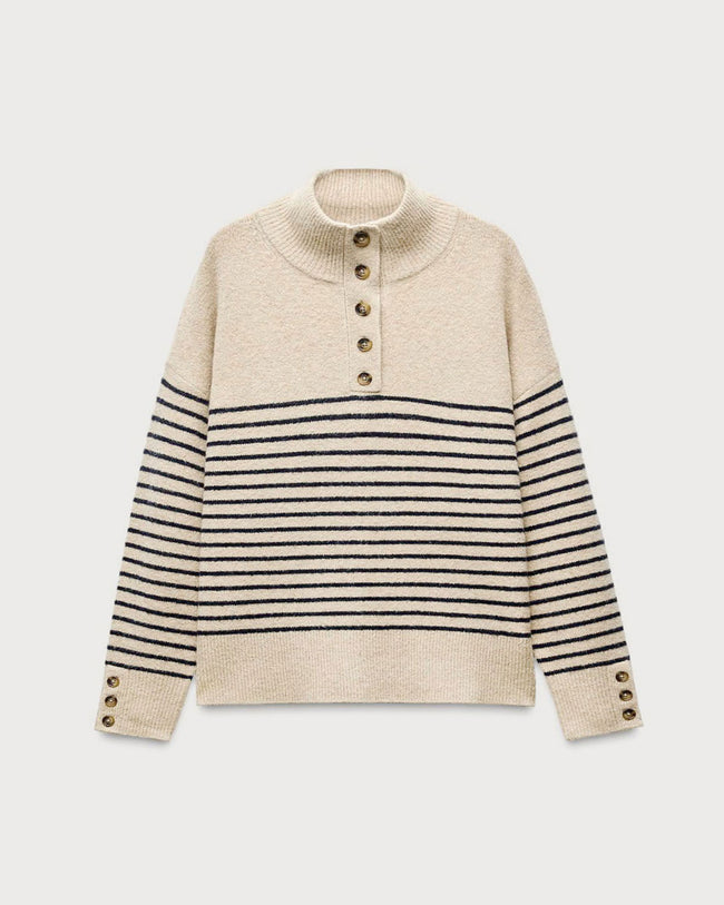 Women's Acrylic Knit Sweater Tops - RIHOAS