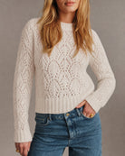 Women's Acrylic Knit Sweater - RIHOAS - 02