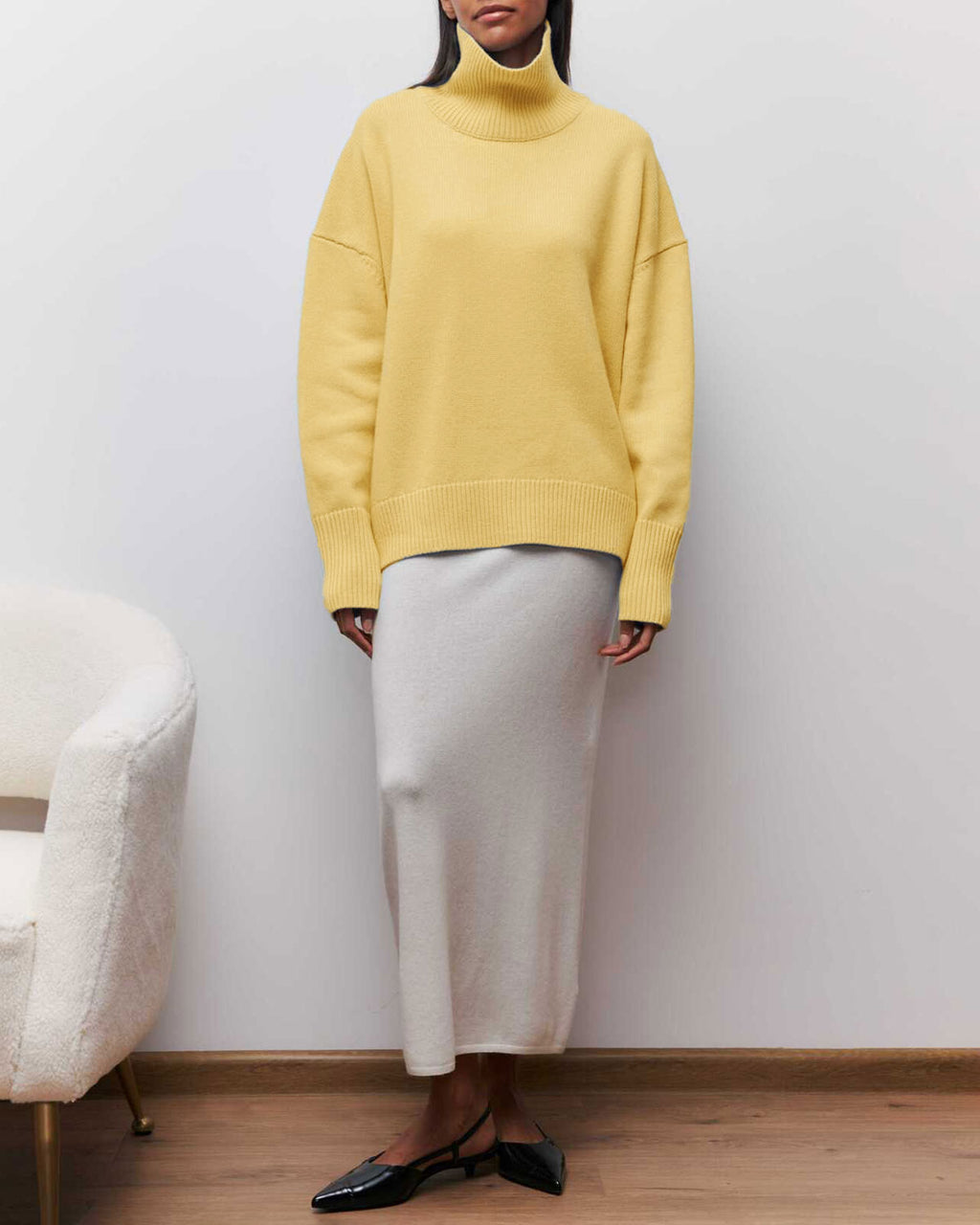 Women's Acrylic Knit Sweater Tops - RIHOAS