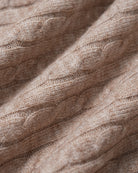 Camel V Neck Button Knit Sweater 04