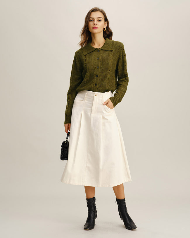 Women's Acrylic Knit Sweater Tops - RIHOAS