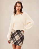 Women's Acrylic Knit Sweater - RIHOAS