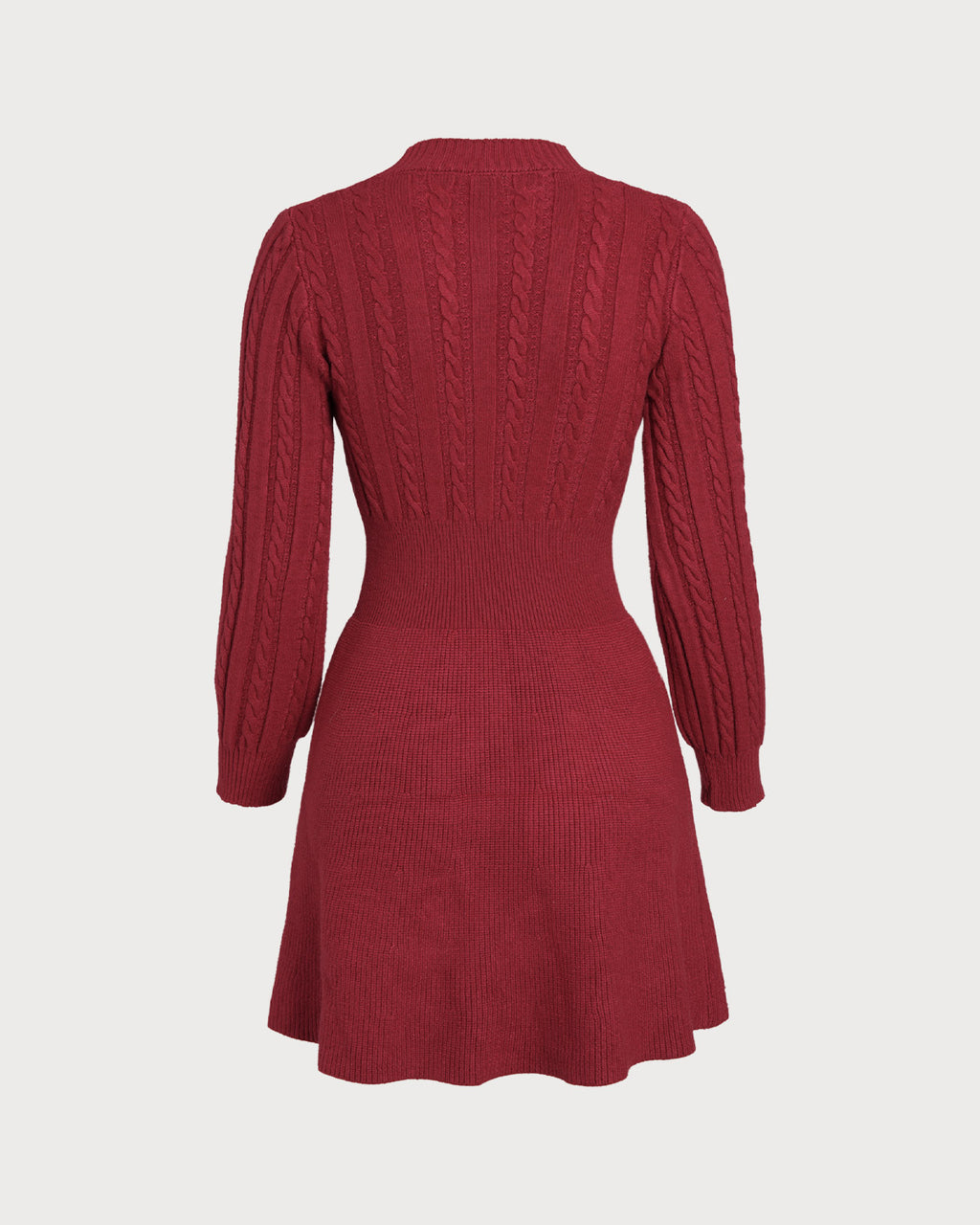 Women's Acrylic Knit Wool Dress Dresses - RIHOAS