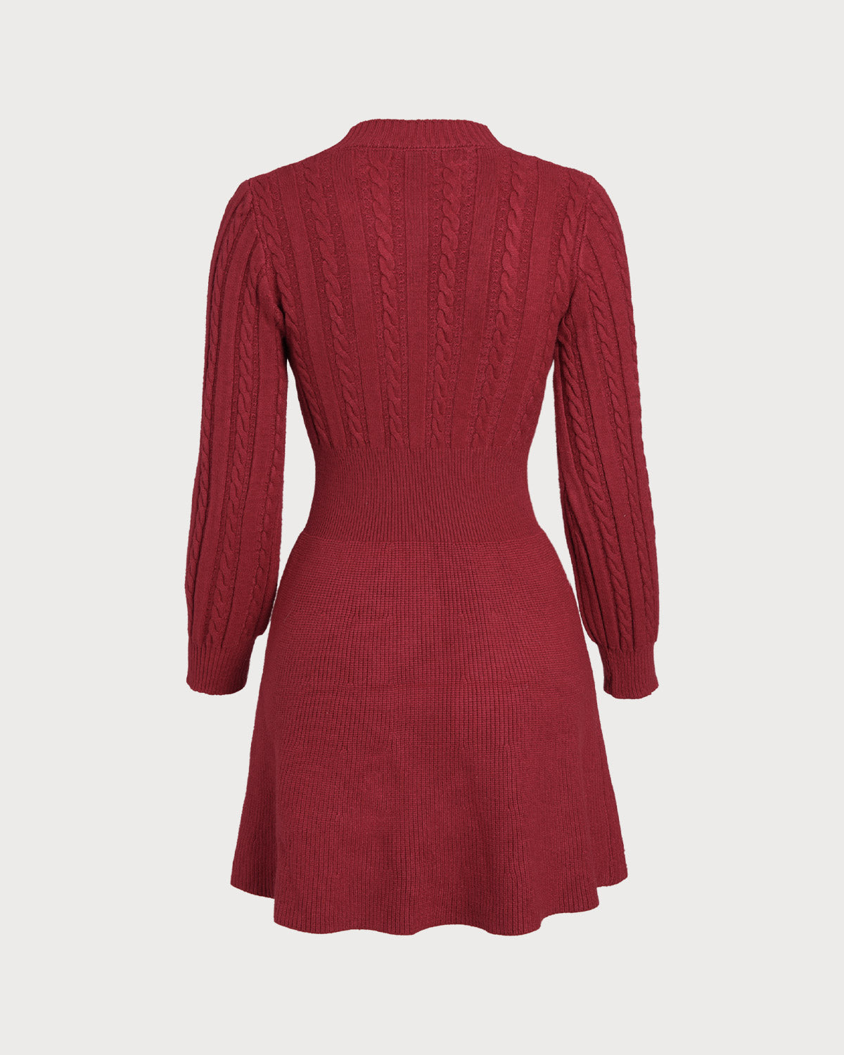 Women's Acrylic Knit Wool Dress Dresses - RIHOAS