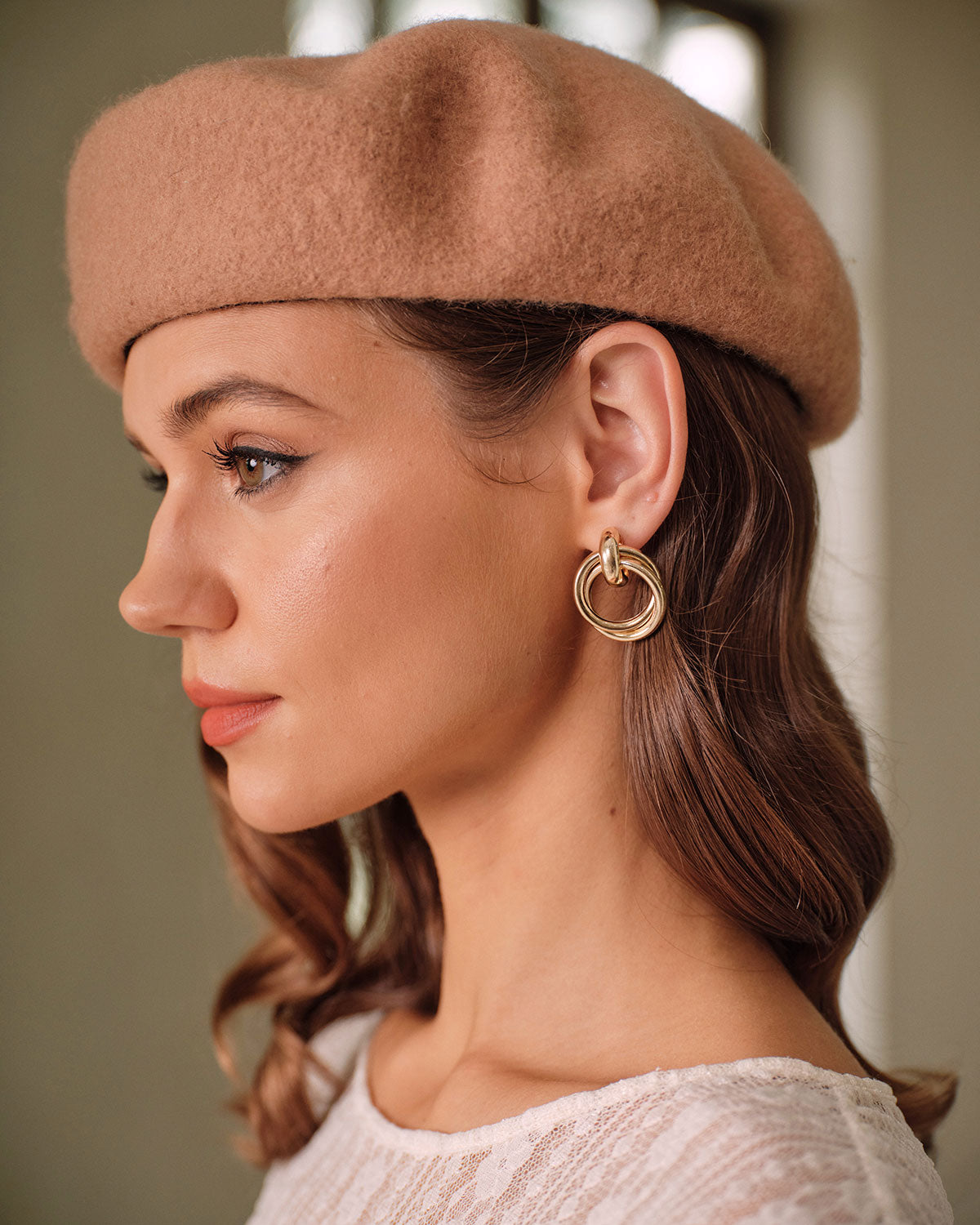 Women's Alloy Earrings Gold Earrings - RIHOAS