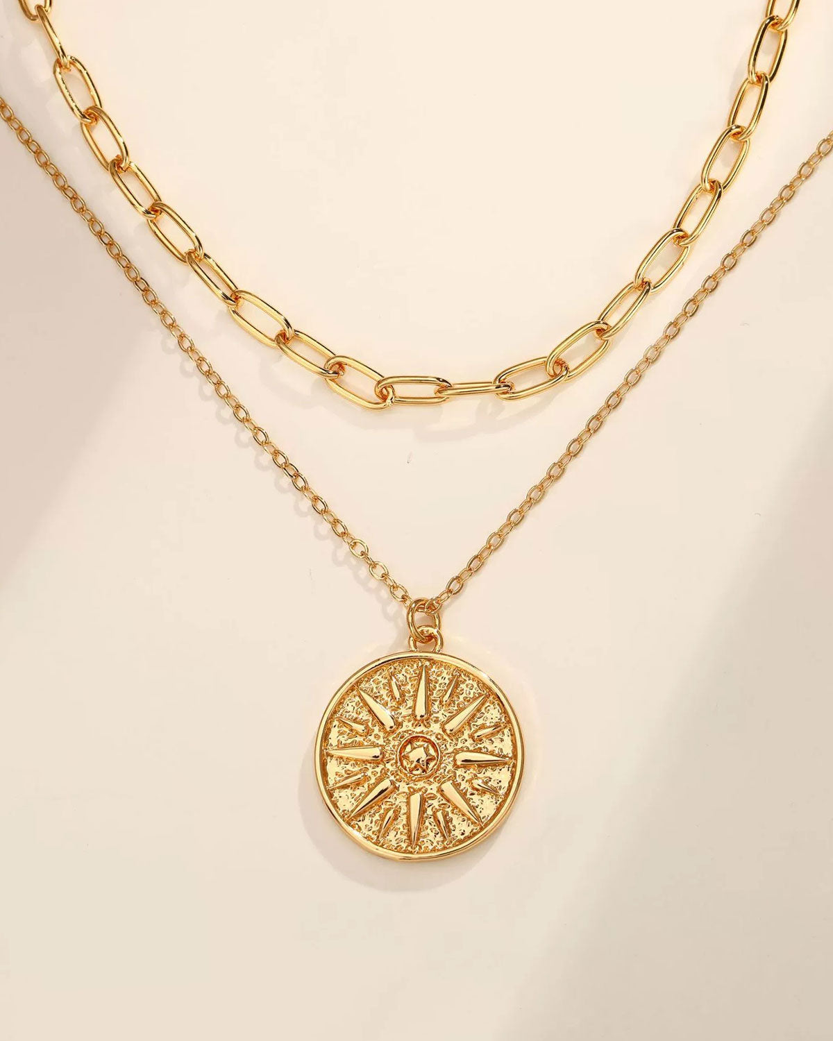 Women's Brass Necklace Necklaces - RIHOAS