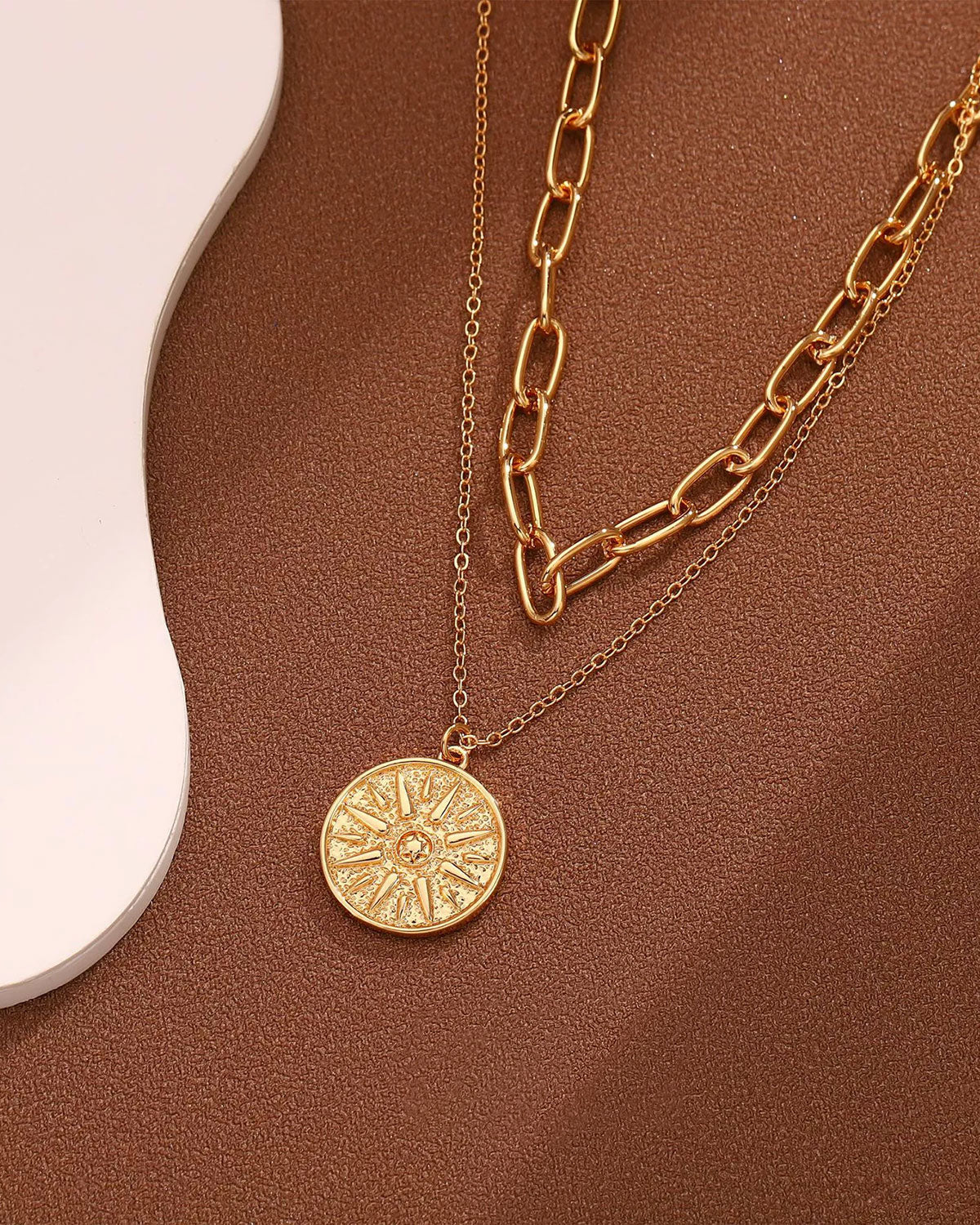 Women's Brass Necklace Necklaces - RIHOAS