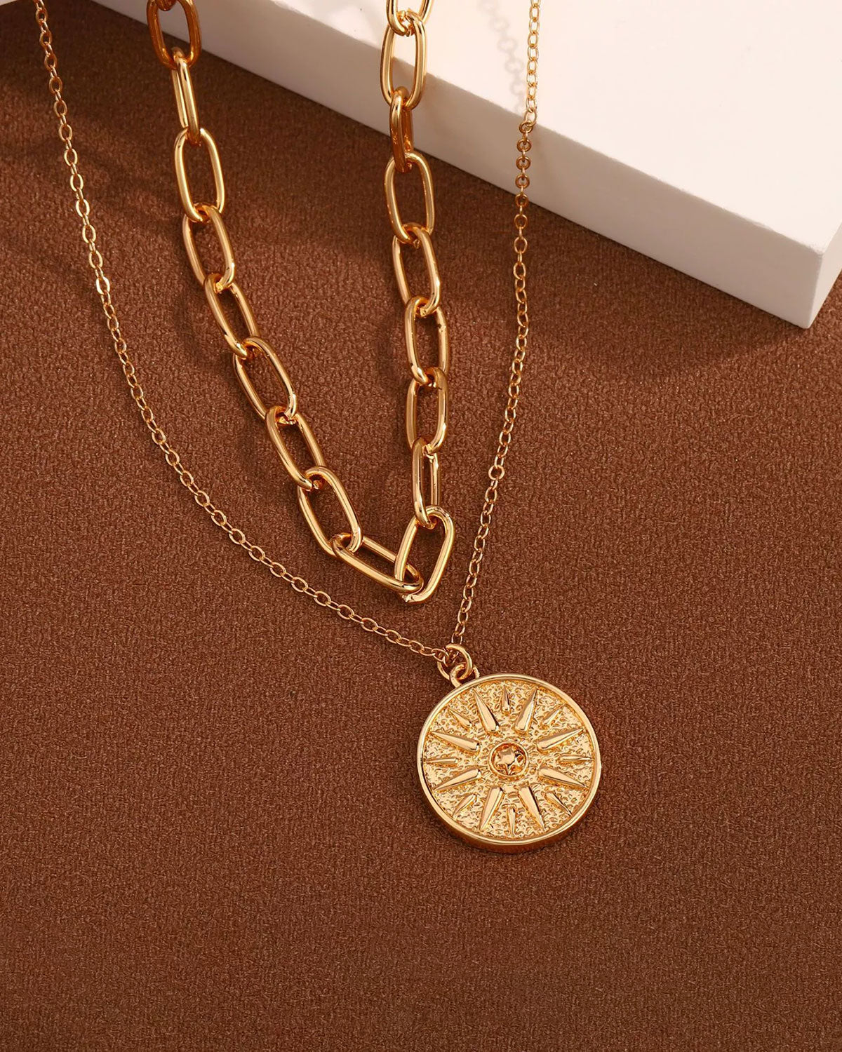 Women's Brass Necklace Necklaces - RIHOAS