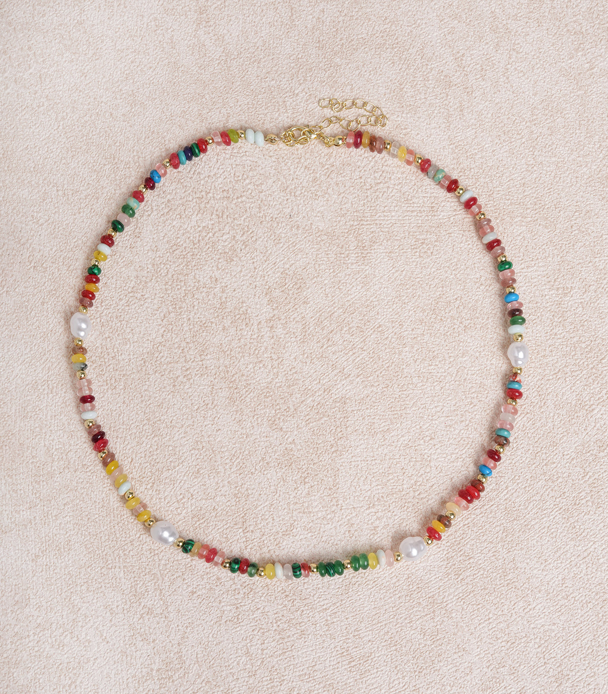 Women's colored glass necklace Necklaces - RIHOAS