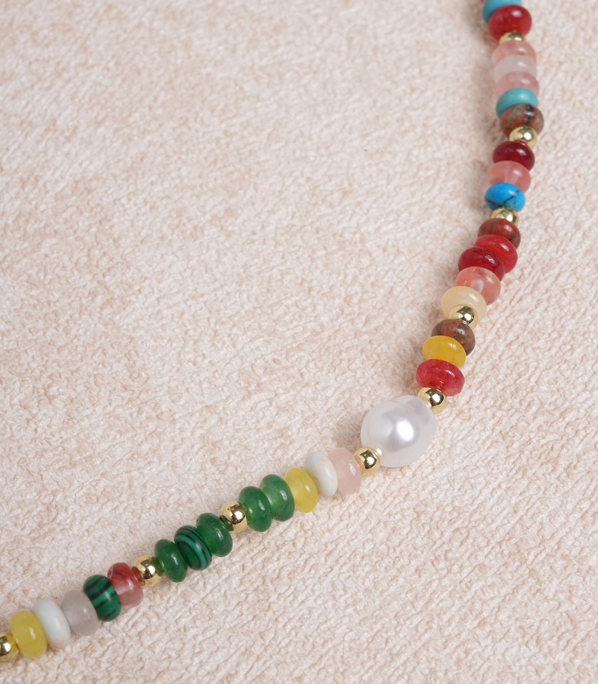 Women's colored glass necklace Necklaces - RIHOAS
