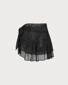 Women's Double-Layer Ruffled Mesh Cover Skirt Cover-ups - RIHOAS