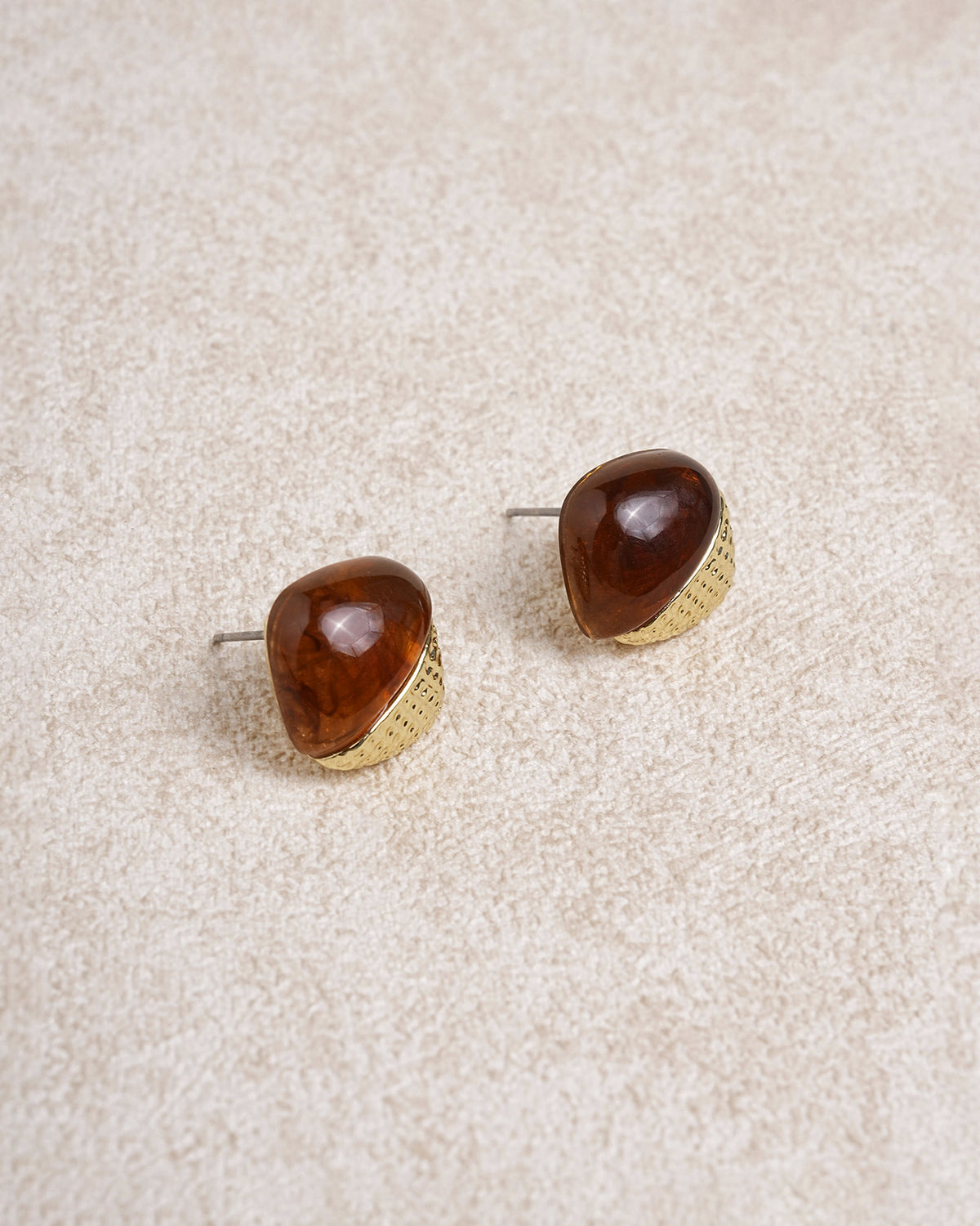Women's Earrings Brown - RIHOAS
