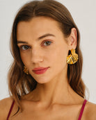 Women's Earrings Gold Earrings - RIHOAS