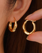 Women's Earrings Gold Earrings - RIHOAS