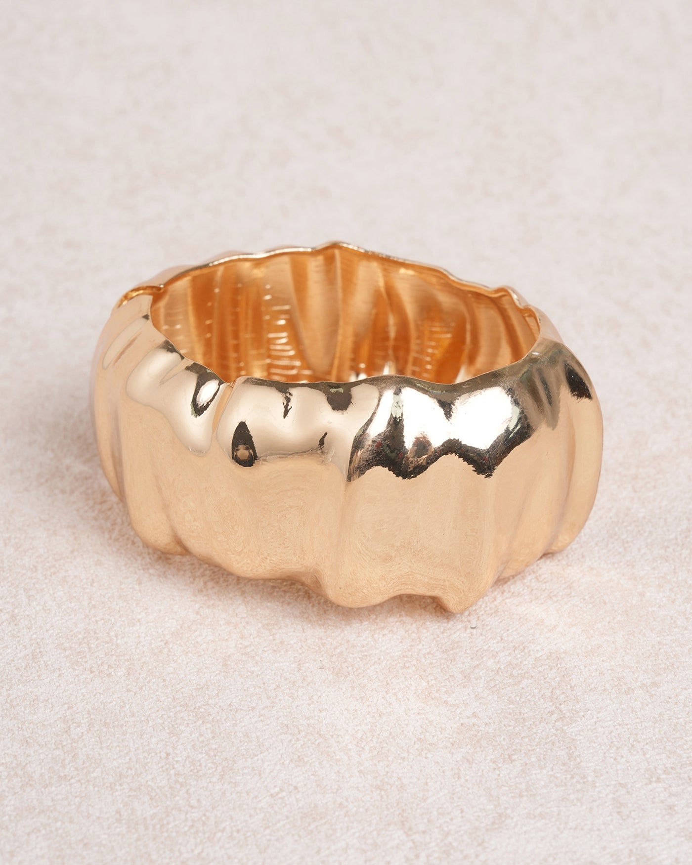 Women's Electroplated Metal Wide Bracelet Bracelets - RIHOAS