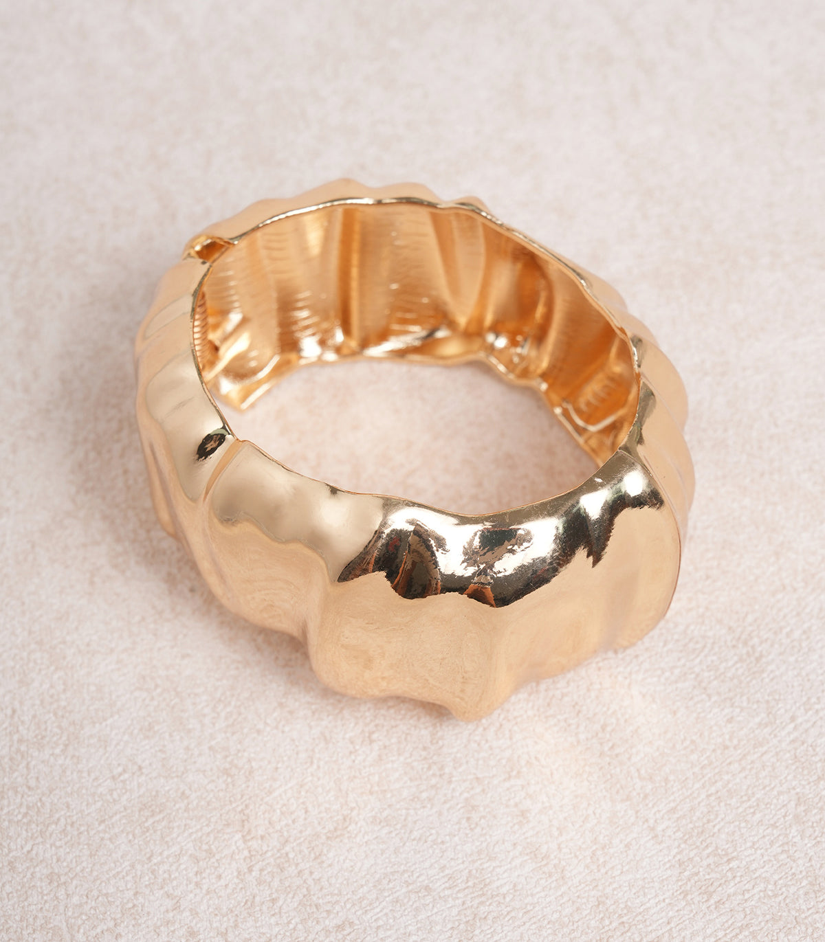 Women's Electroplated Metal Wide Bracelet Bracelets - RIHOAS