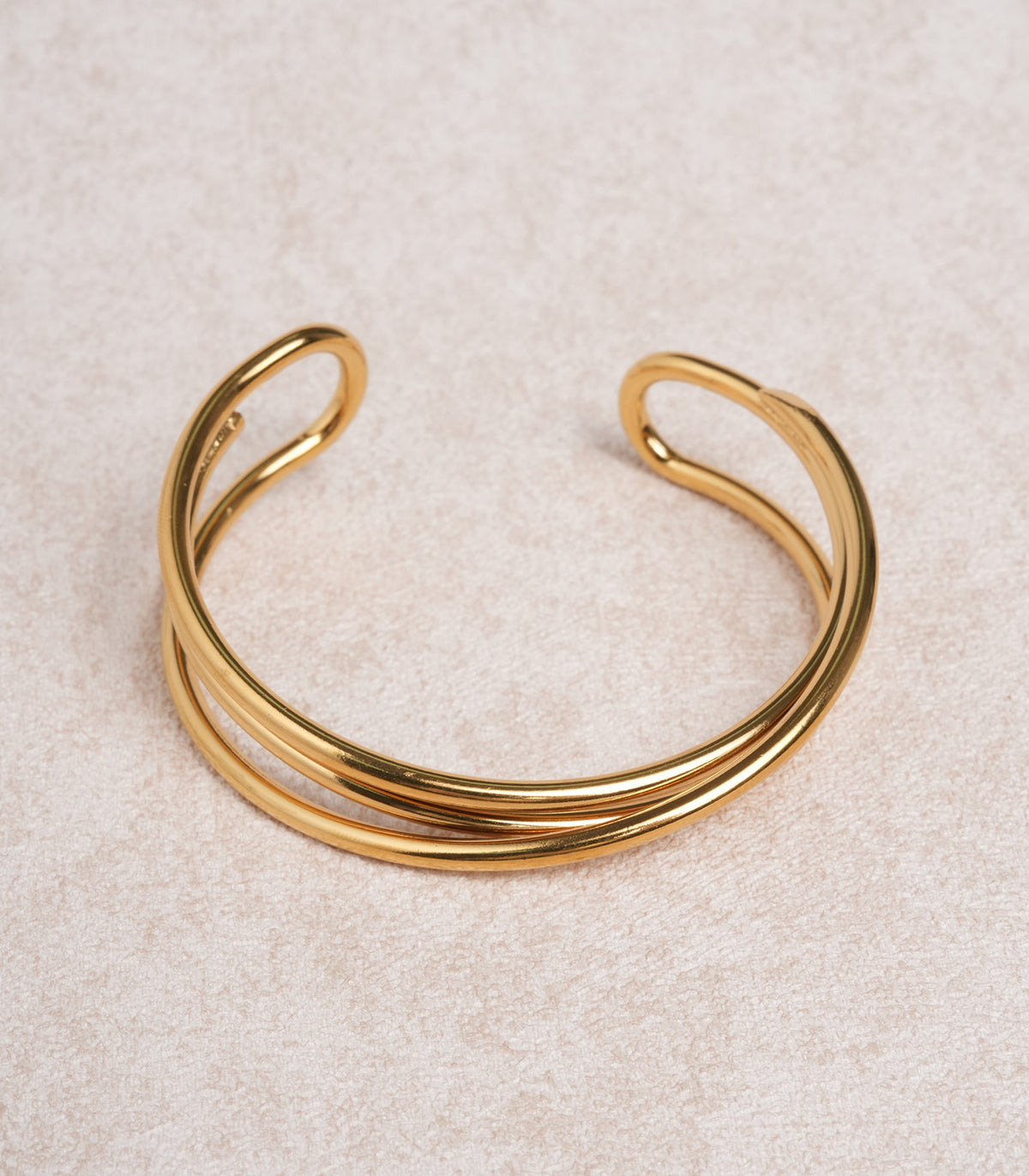 Women's geometric intersecting open titanium steel bracelet Bracelets - RIHOAS