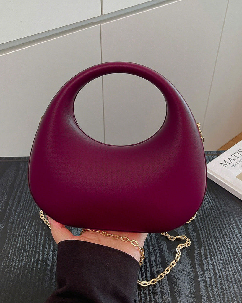 Women's Handbags Wine Red Bags - RIHOAS