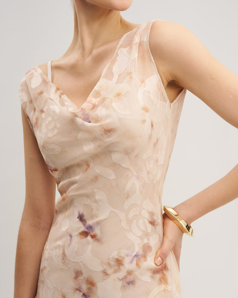 Women's jacquard texture retro pile collar dress Dresses - RIHOAS