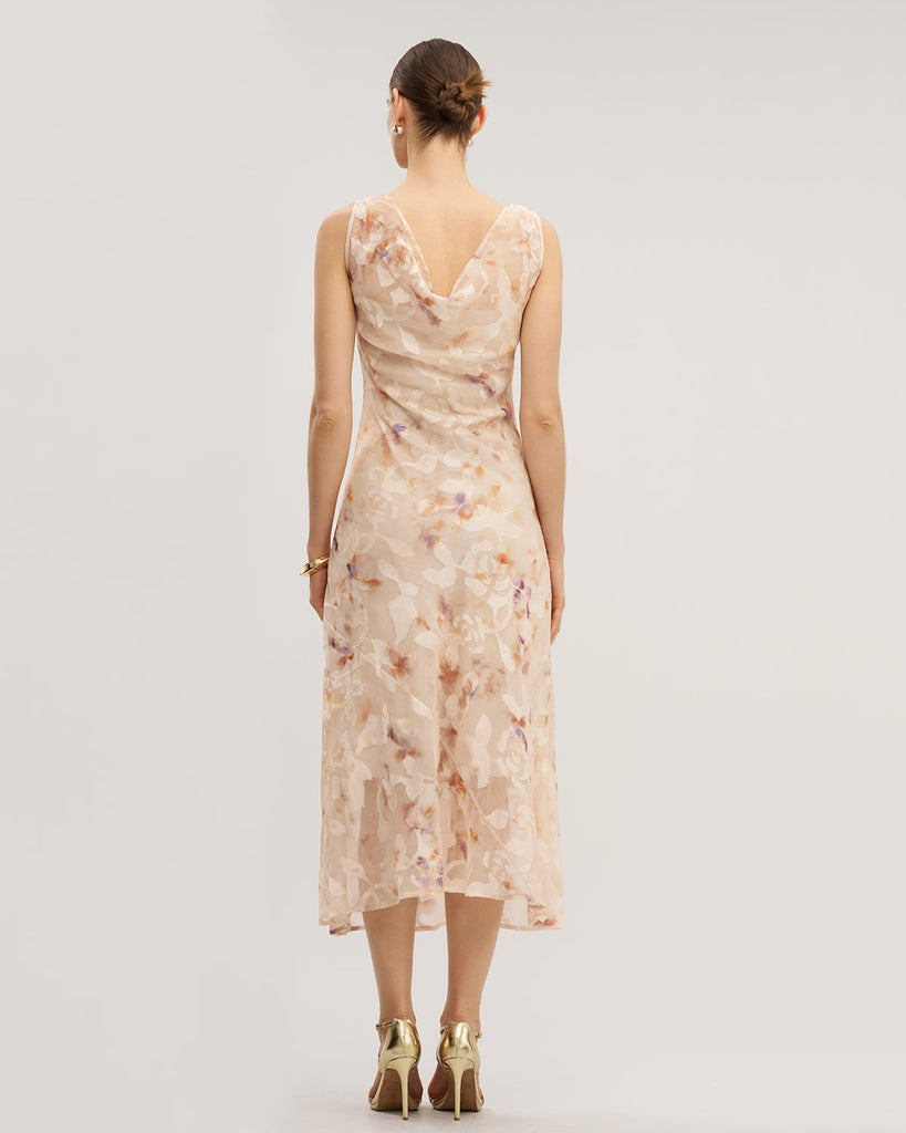 Women's jacquard texture retro pile collar dress Dresses - RIHOAS