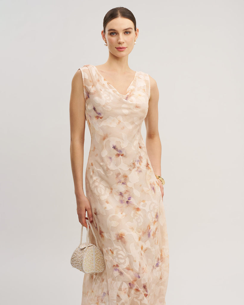 Women's jacquard texture retro pile collar dress Dresses - RIHOAS