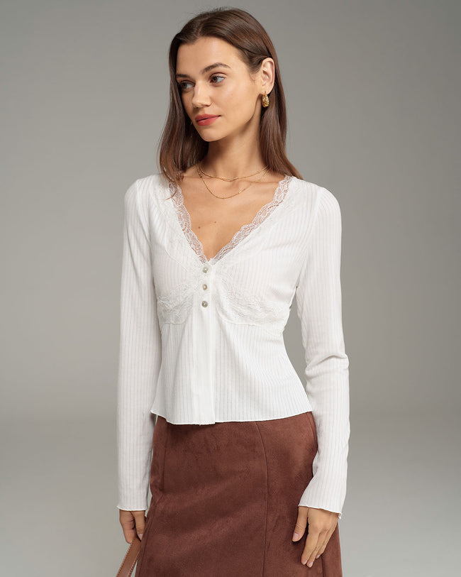 Women's Knit Lycra Top Tops - RIHOAS