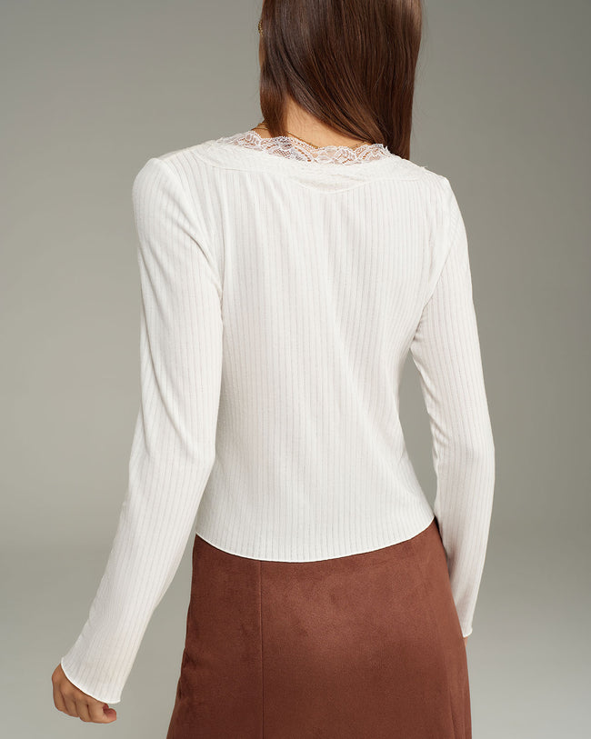 Women's Knit Lycra Top Tops - RIHOAS