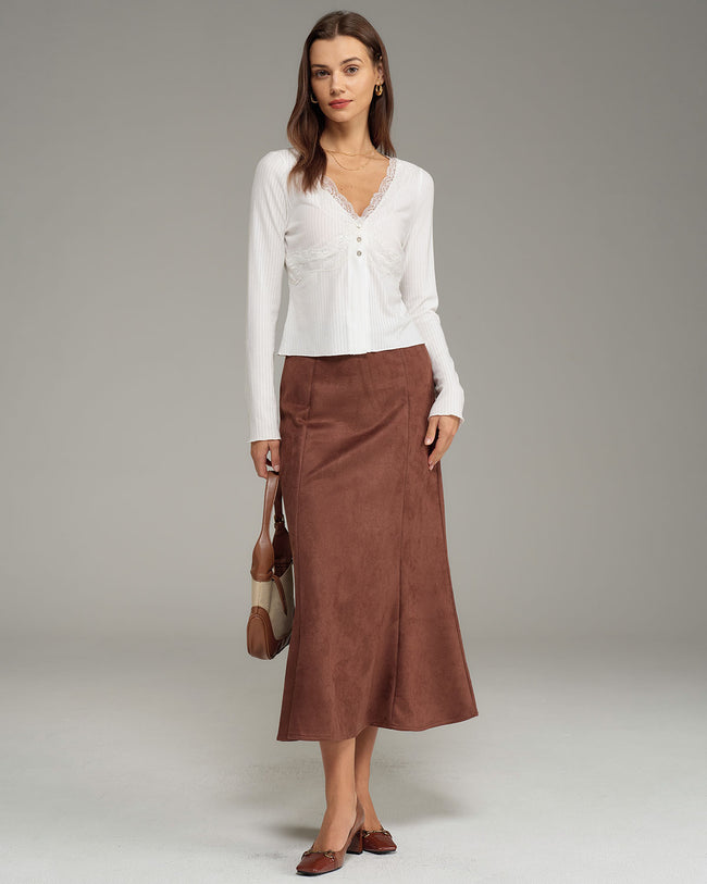 Women's Knit Lycra Top Tops - RIHOAS