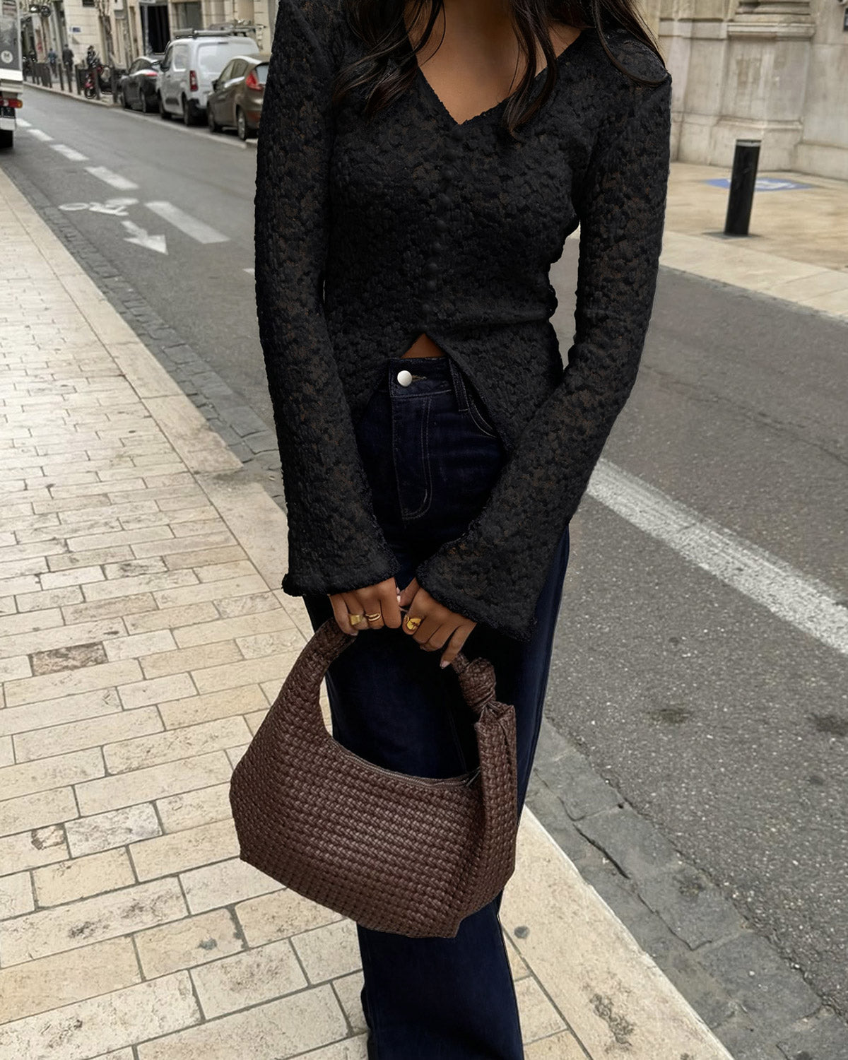 Women's Knit Nylon Top Tops - RIHOAS