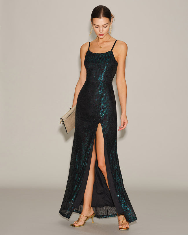 Women's Knit Polyester Long Dress Dresses - RIHOAS