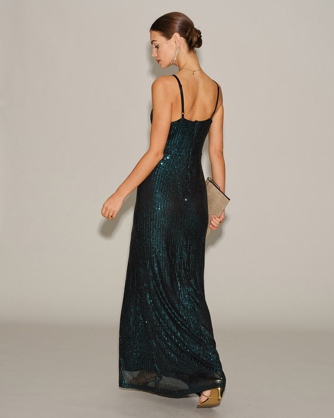 Women's Knit Polyester Long Dress Dresses - RIHOAS