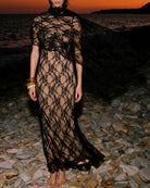 Women's Knit Polyester Maxi Dress Dresses - RIHOAS