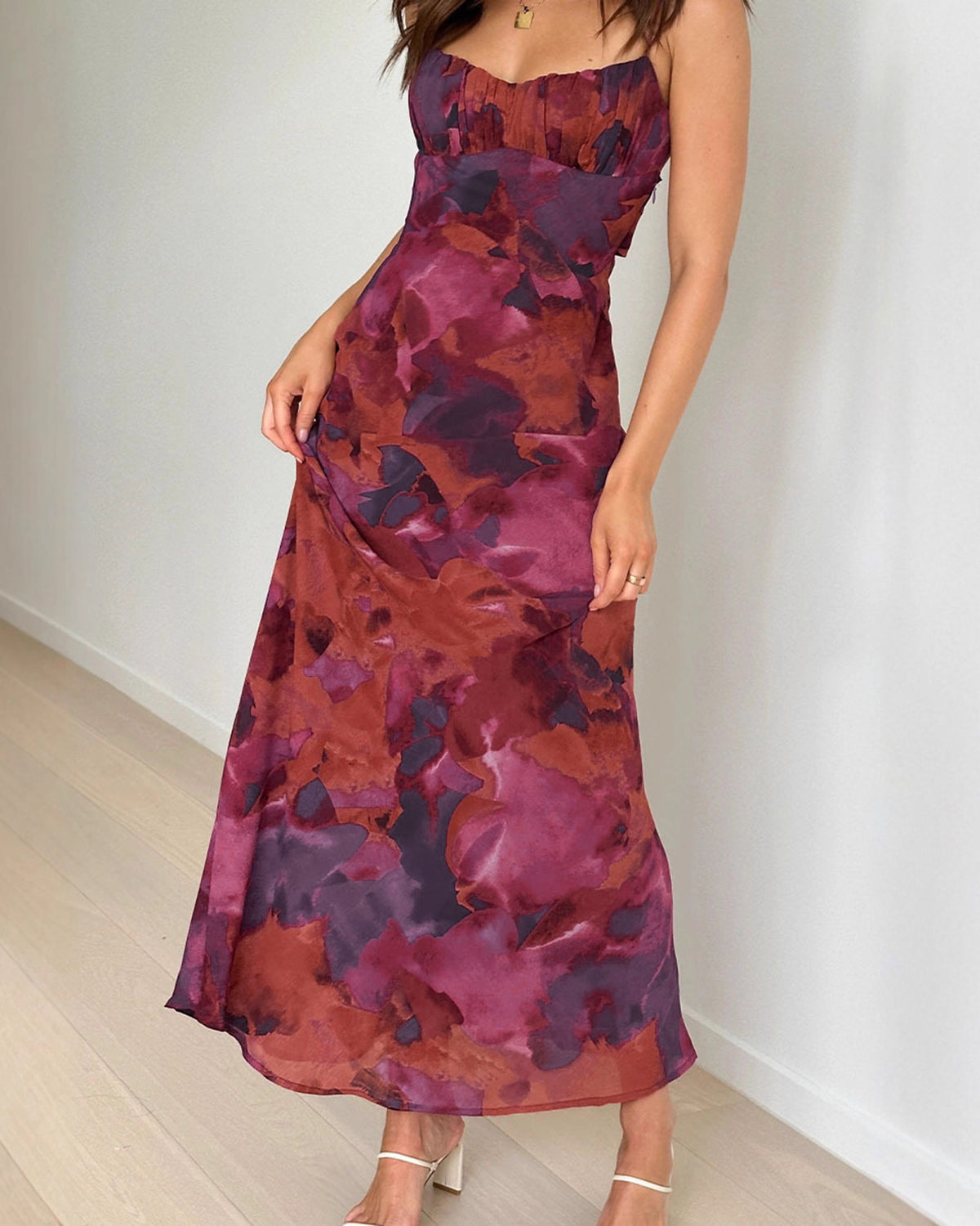 Women's Knit Polyester Maxi  Dress Dresses - RIHOAS