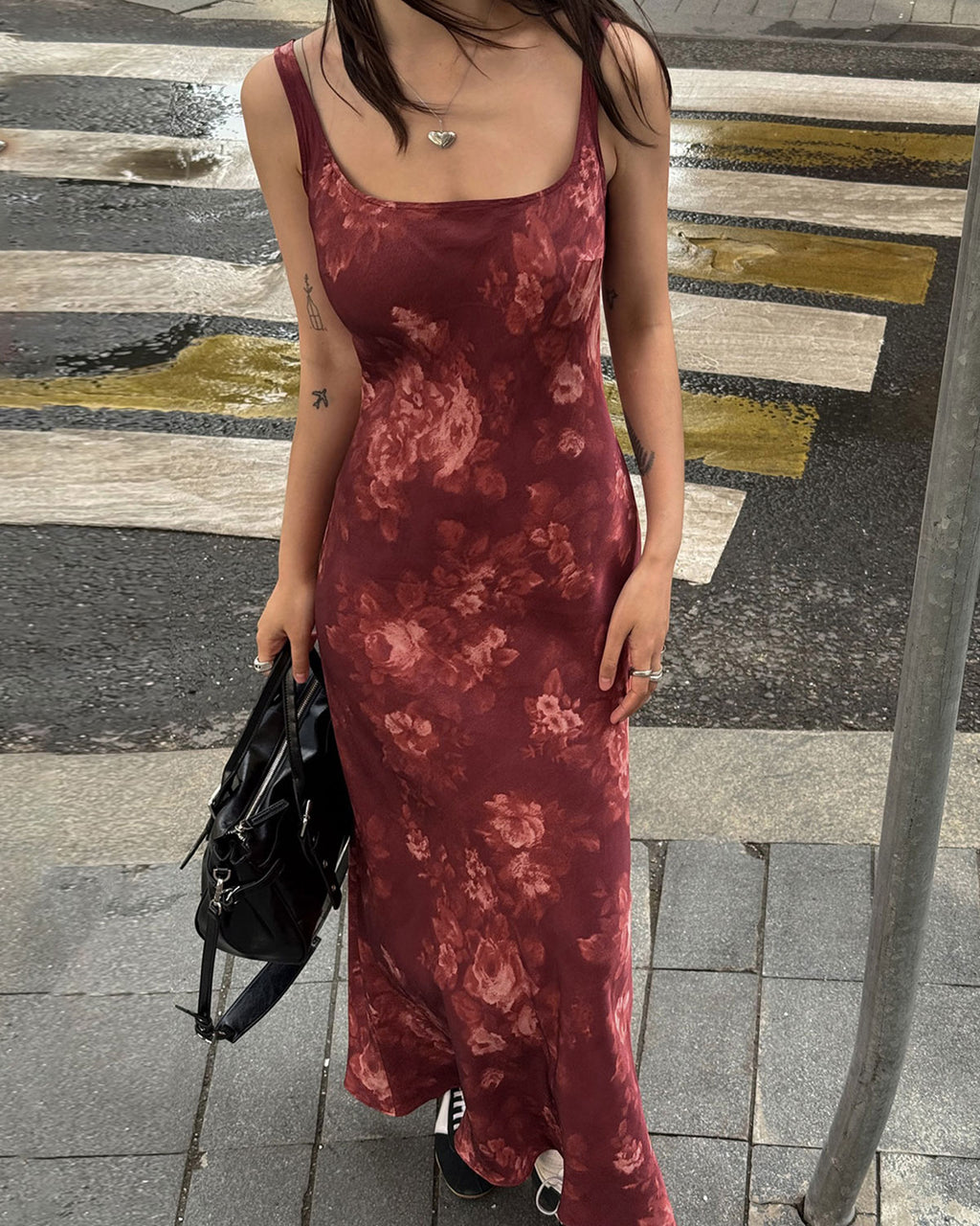 Women's Knit Polyester Maxi Dress Dresses - RIHOAS