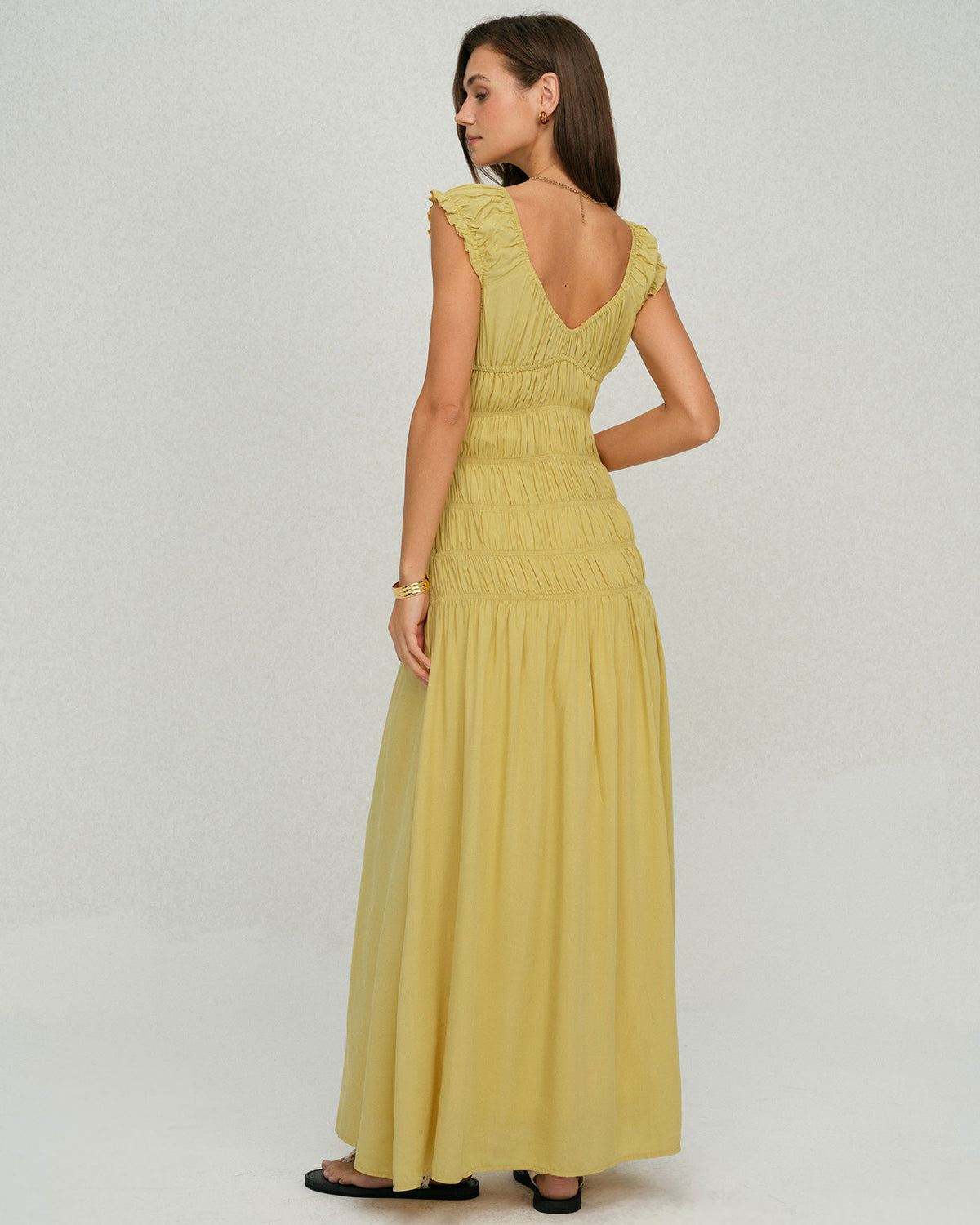 Women's Knit Polyester Maxi Dress Dresses - RIHOAS