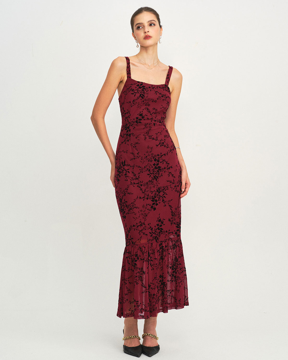 Women's Knit Polyester Maxi Dress Dresses - RIHOAS
